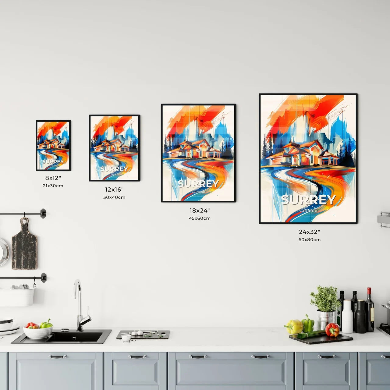 Vibrant Surrey, Canada Kitchen Art