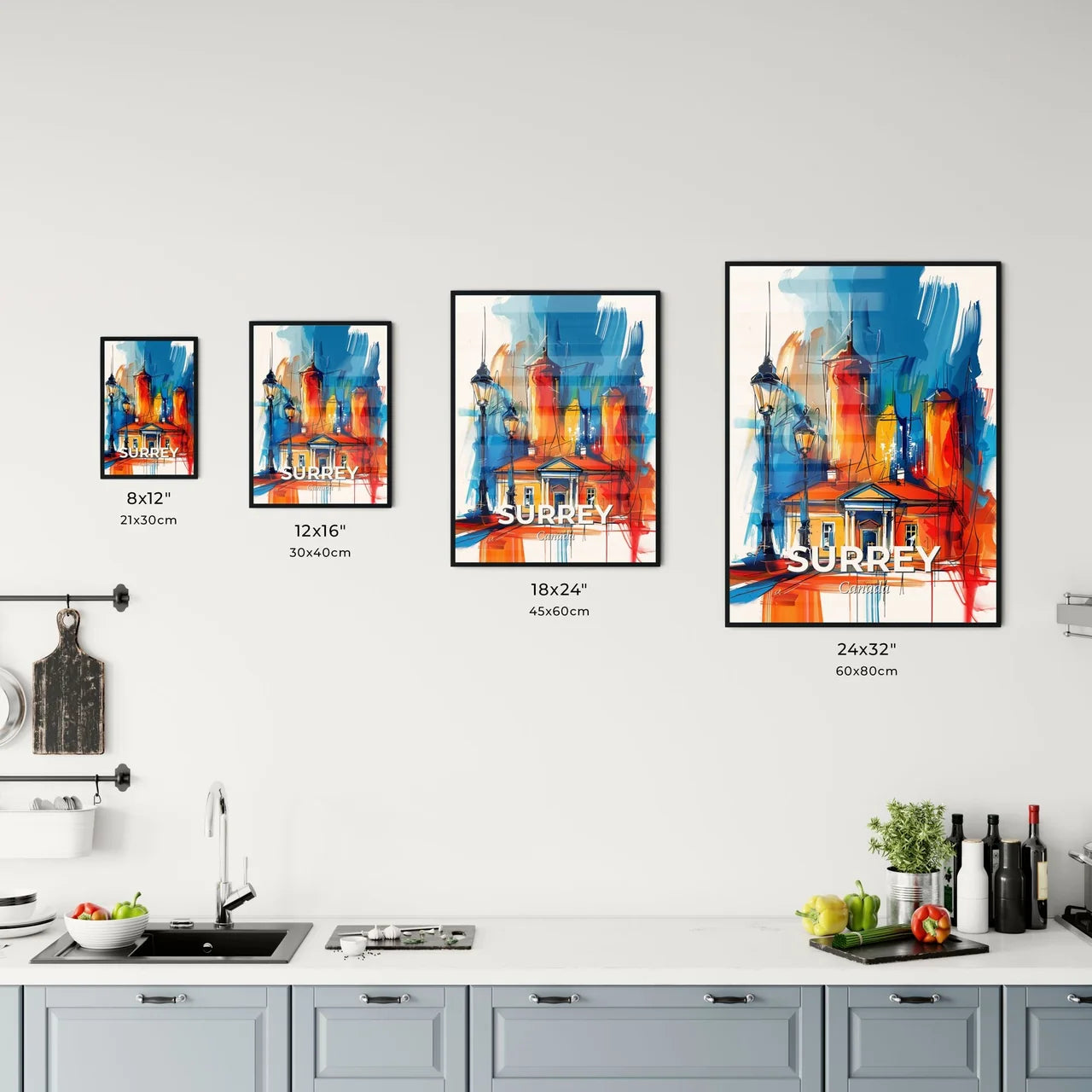 Vibrant Surrey, Canada Kitchen Art