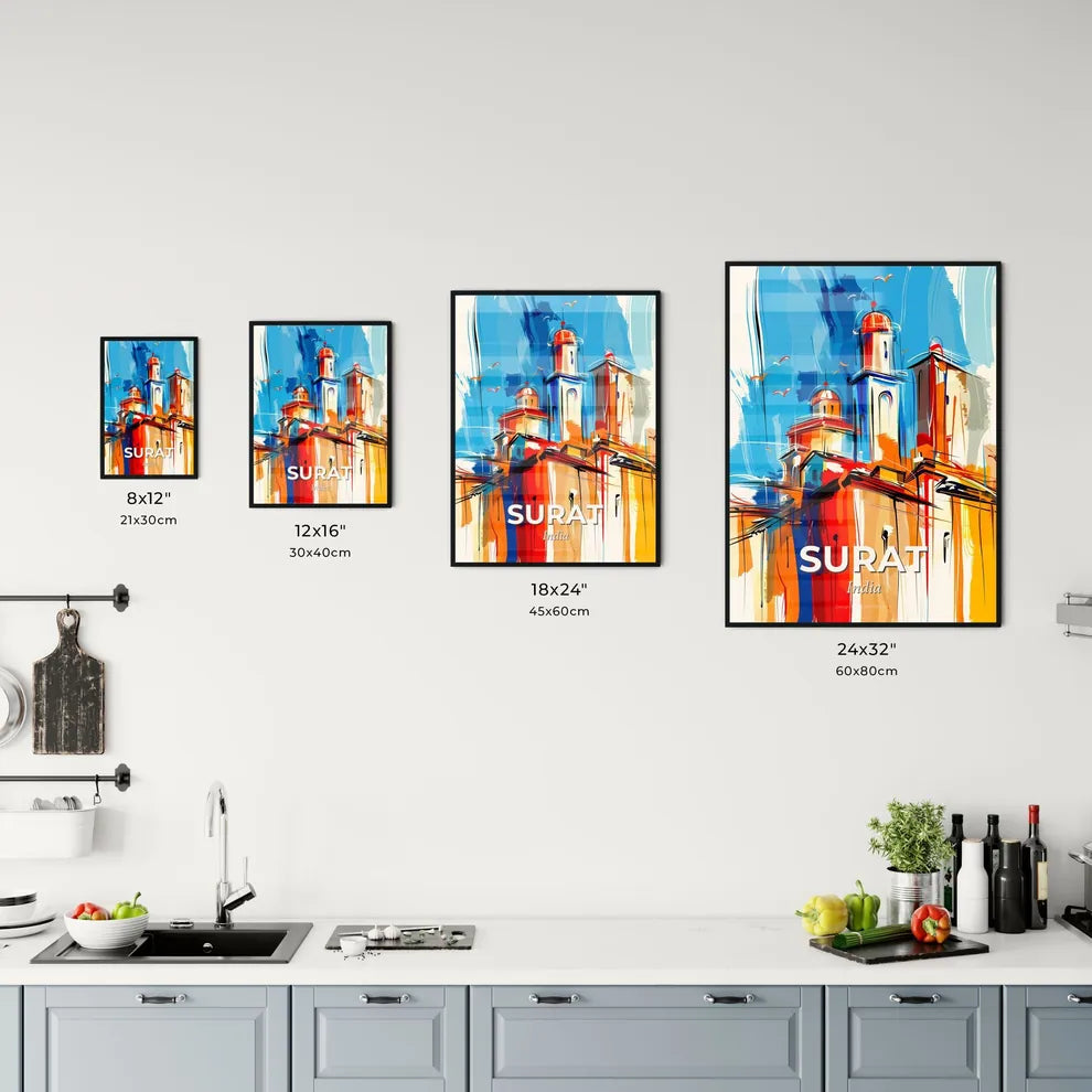 Vibrant Surat, India Kitchen Art