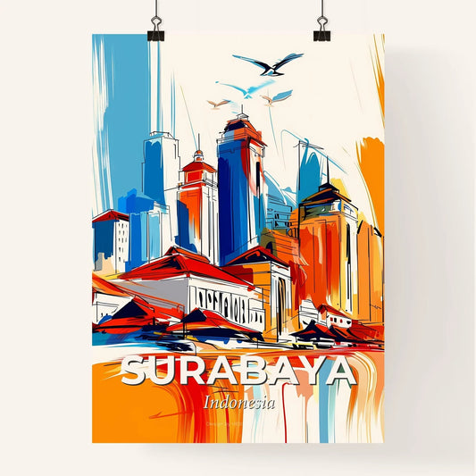 Vibrant Surabaya, Indonesia Poster