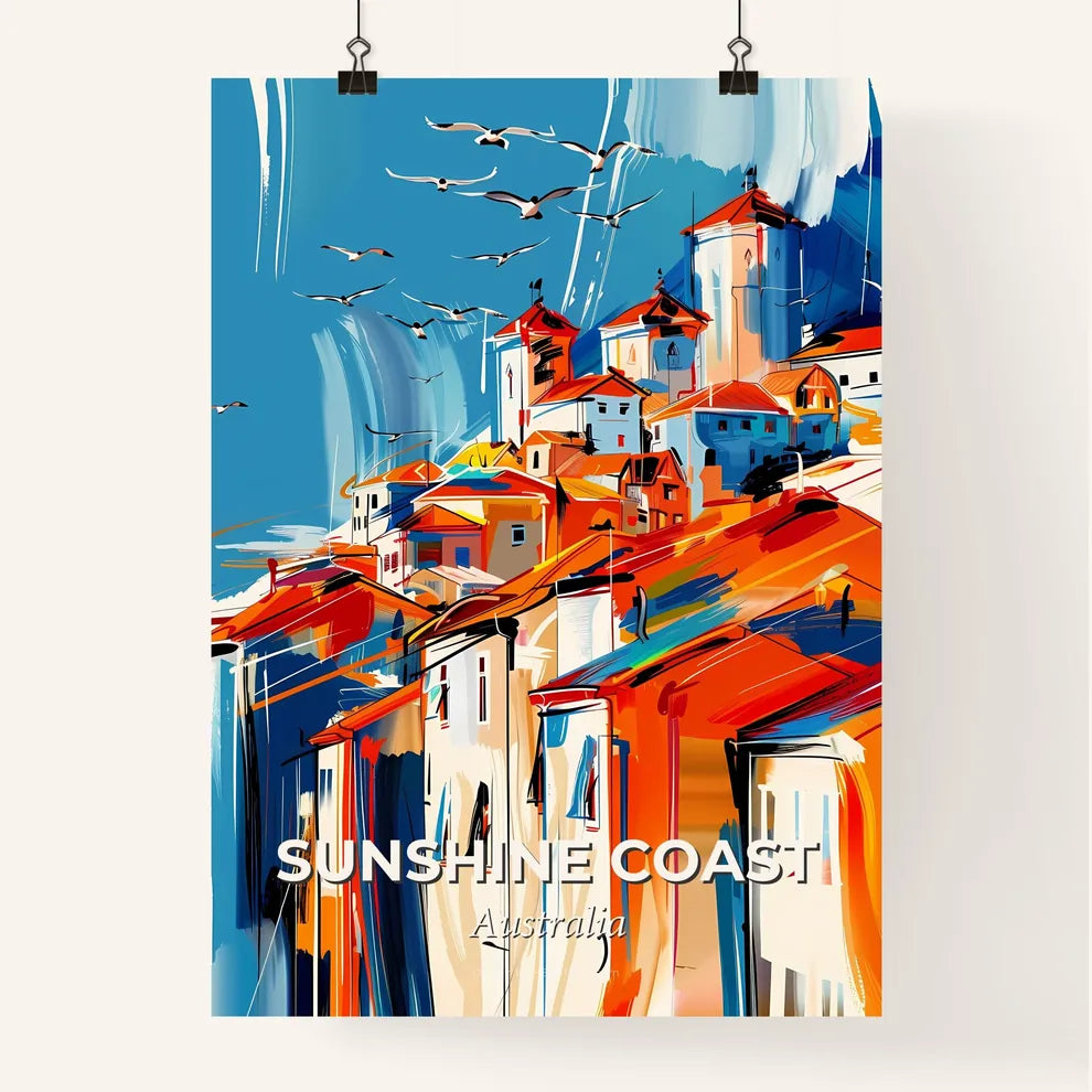 Vibrant Sunshine Coast, Australia Poster