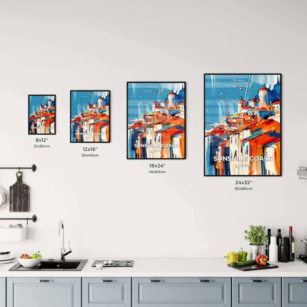 Vibrant Sunshine Coast, Australia Kitchen Art