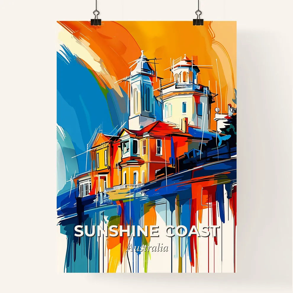 Vibrant Sunshine Coast, Australia Poster