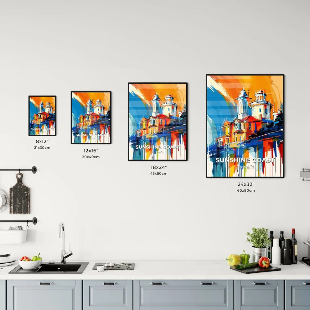 Vibrant Sunshine Coast, Australia Kitchen Art