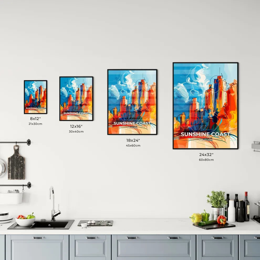 Vibrant Sunshine Coast, Australia Kitchen Art
