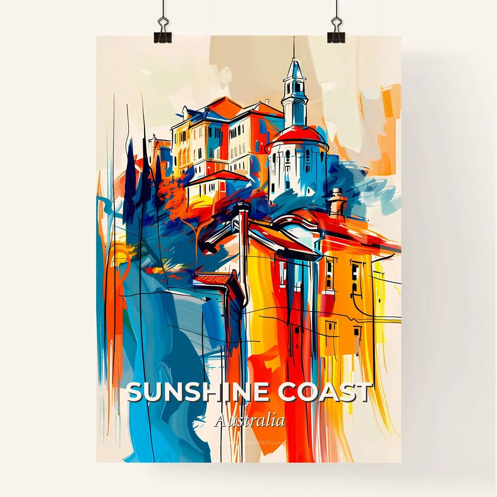 Vibrant Sunshine Coast, Australia Poster