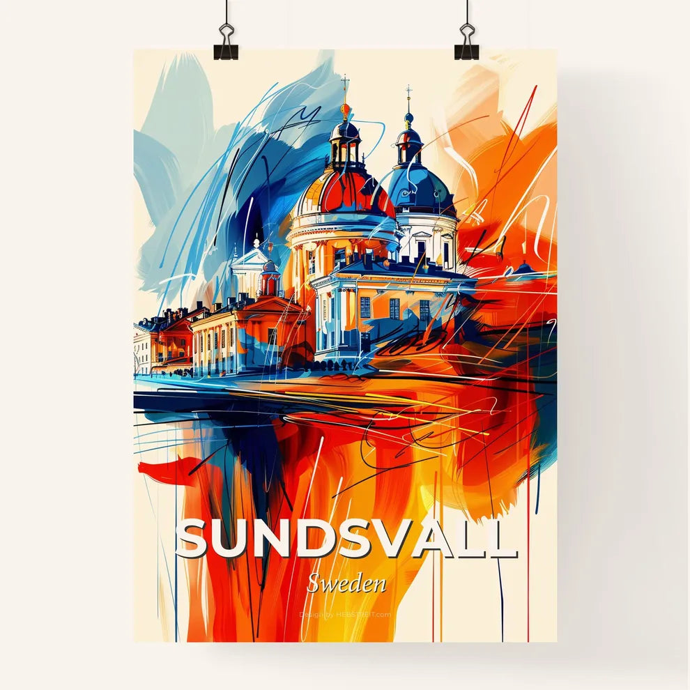 Vibrant Sundsvall, Sweden Poster