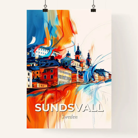 Vibrant Sundsvall, Sweden Poster