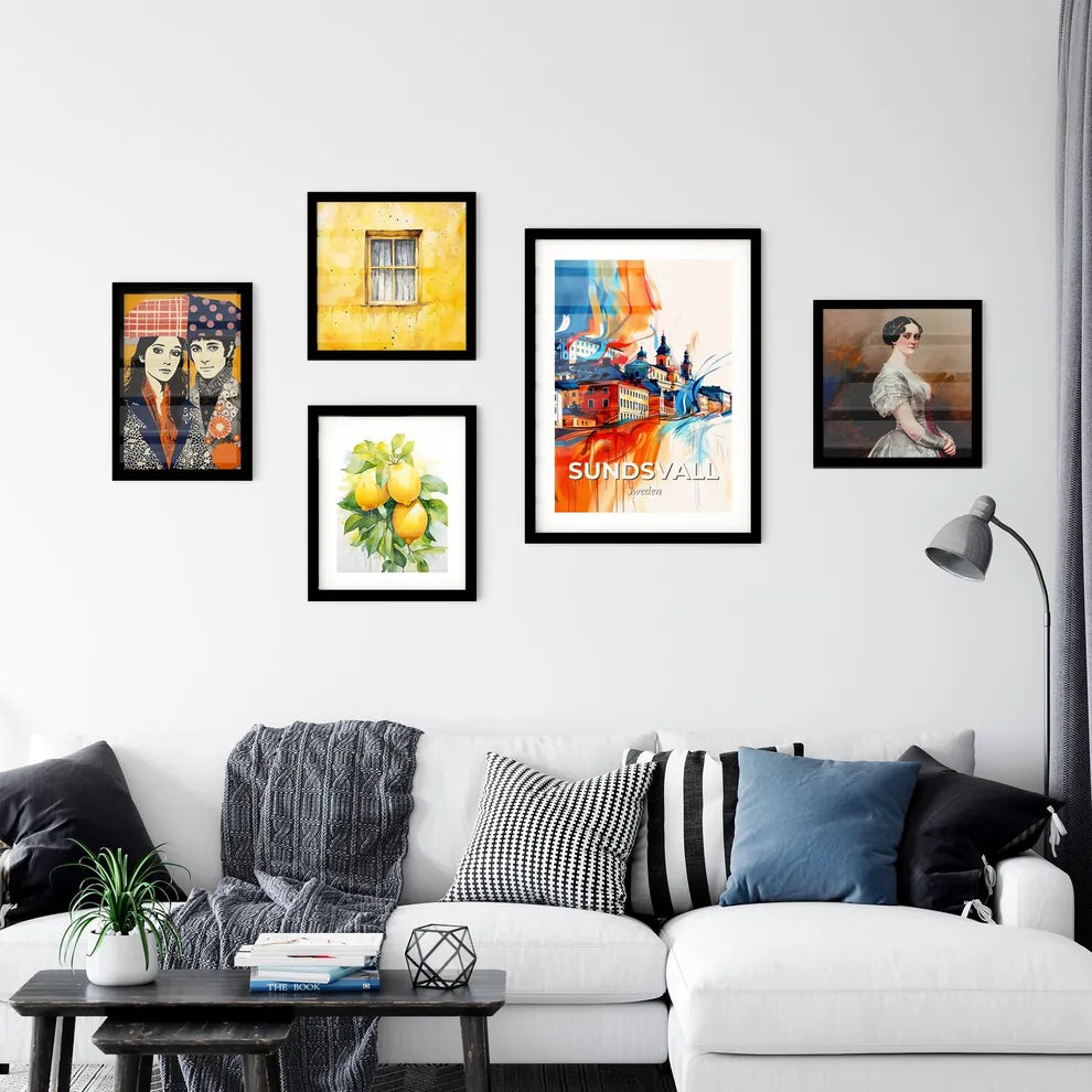 Vibrant Sundsvall, Sweden Wall Art Collection