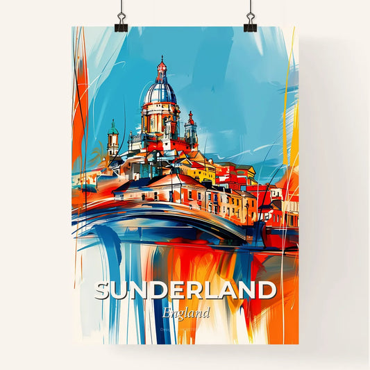 Vibrant Sunderland, England Poster