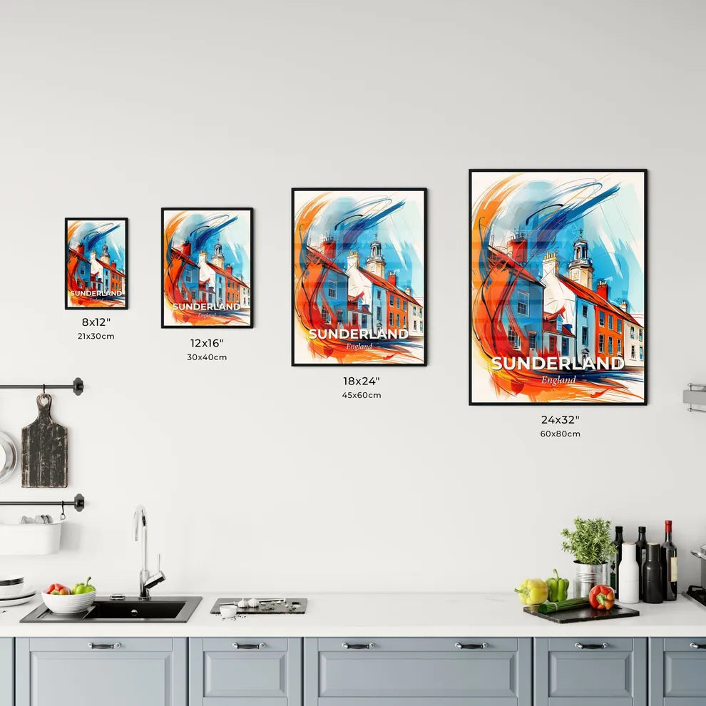 Vibrant Sunderland, England Kitchen Art