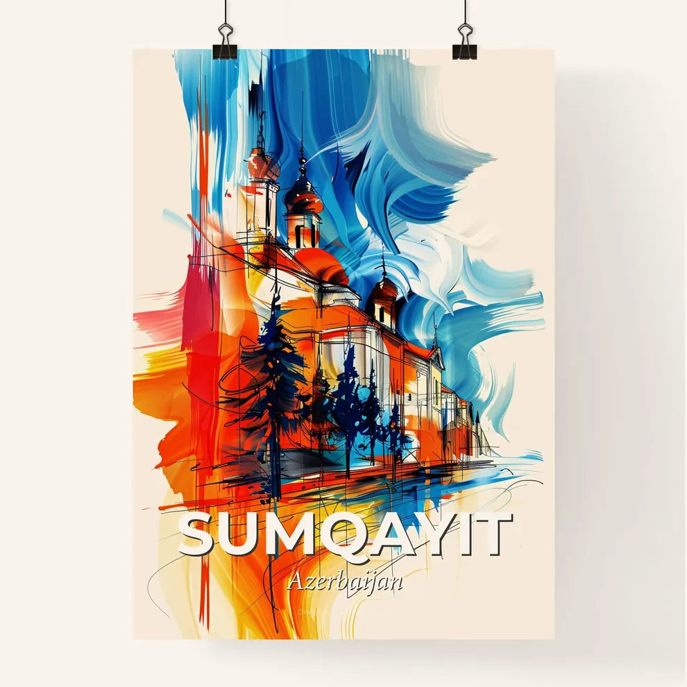 Vibrant Sumqayit, Azerbaijan Poster