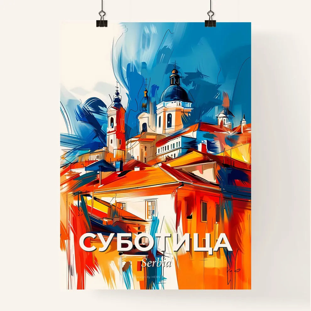 Vibrant Суботица, Serbia Poster