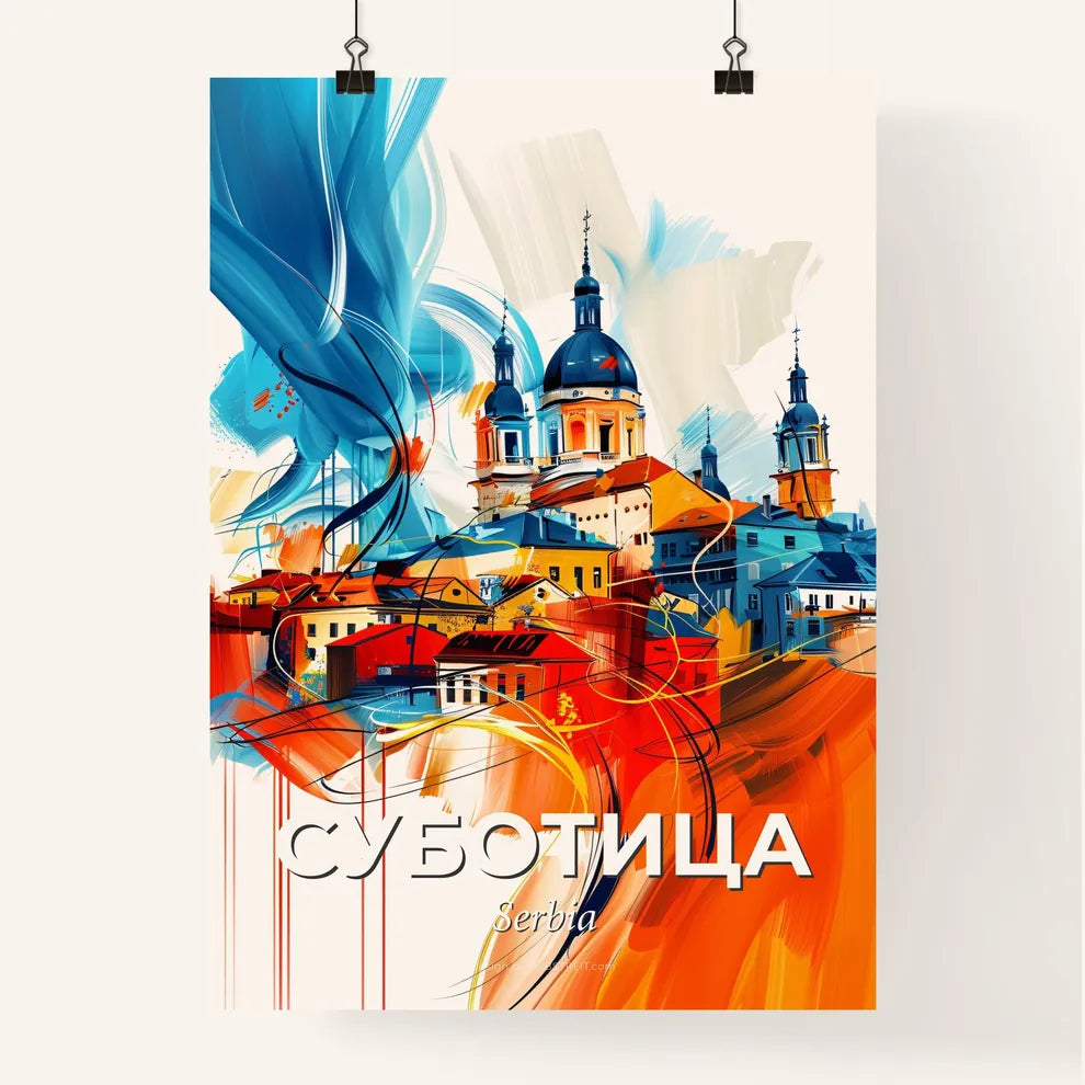 Vibrant Суботица, Serbia Poster