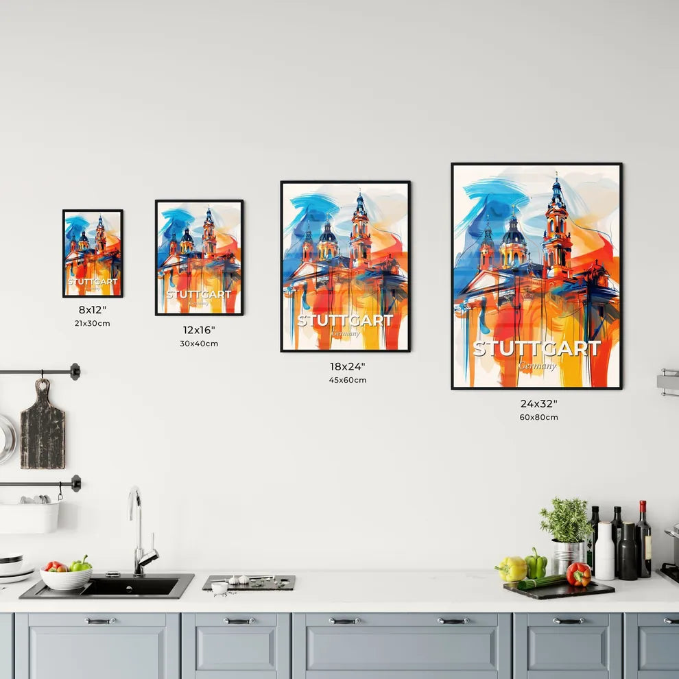 Vibrant Stuttgart, Germany Kitchen Art
