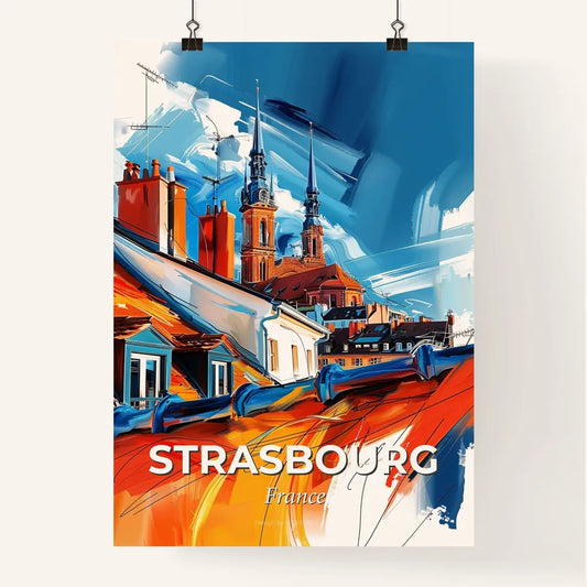 Vibrant Strasbourg, France Poster
