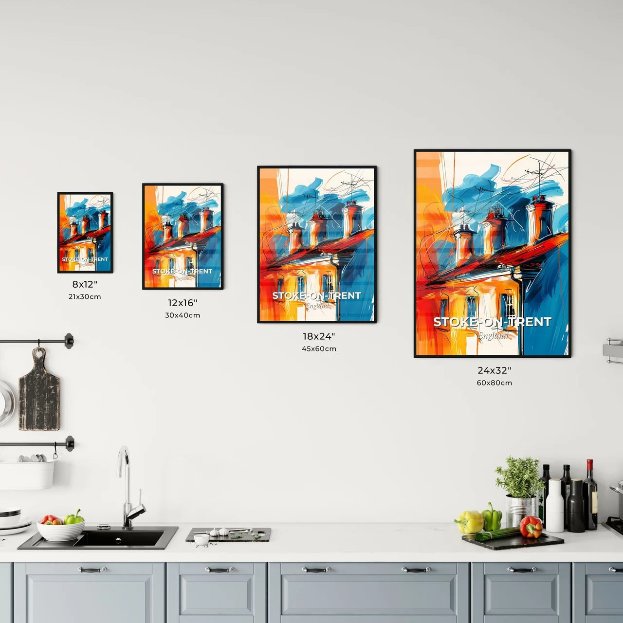 Vibrant Stok Kitchen Art