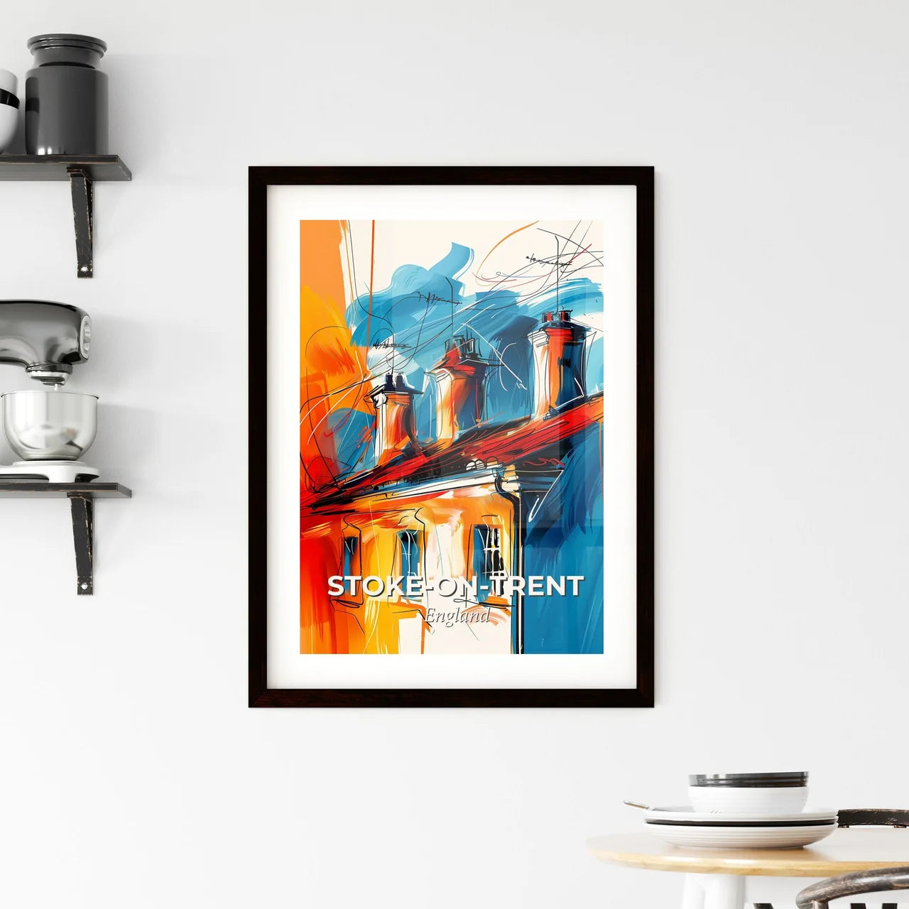 Vibrant Stok Framed Print