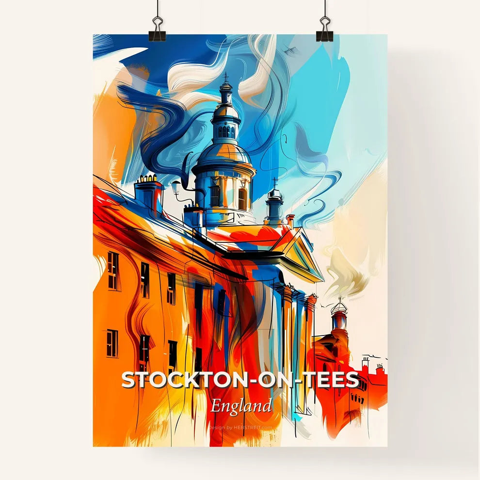 Vibrant Stockto Poster