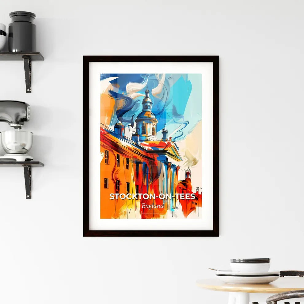 Vibrant Stockto Framed Print