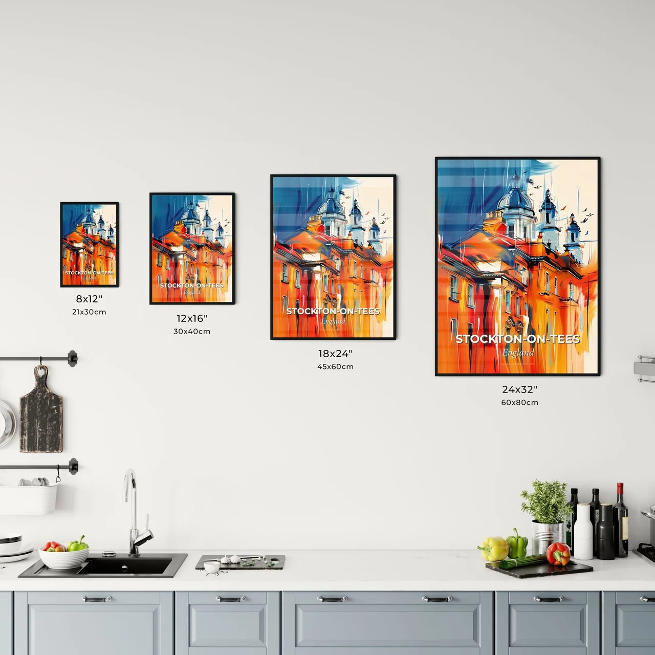 Vibrant Stockto Kitchen Art