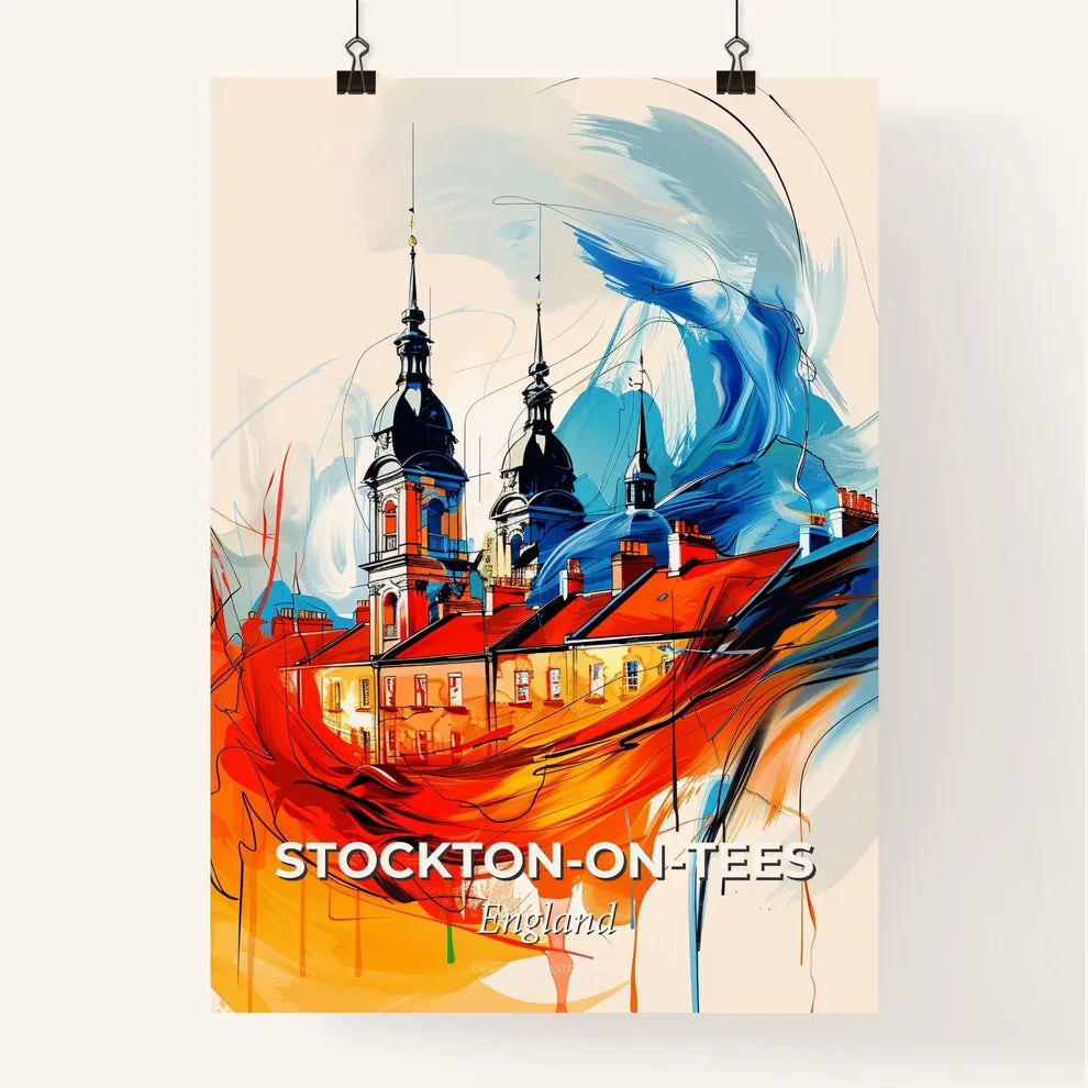 Vibrant Stockto Poster