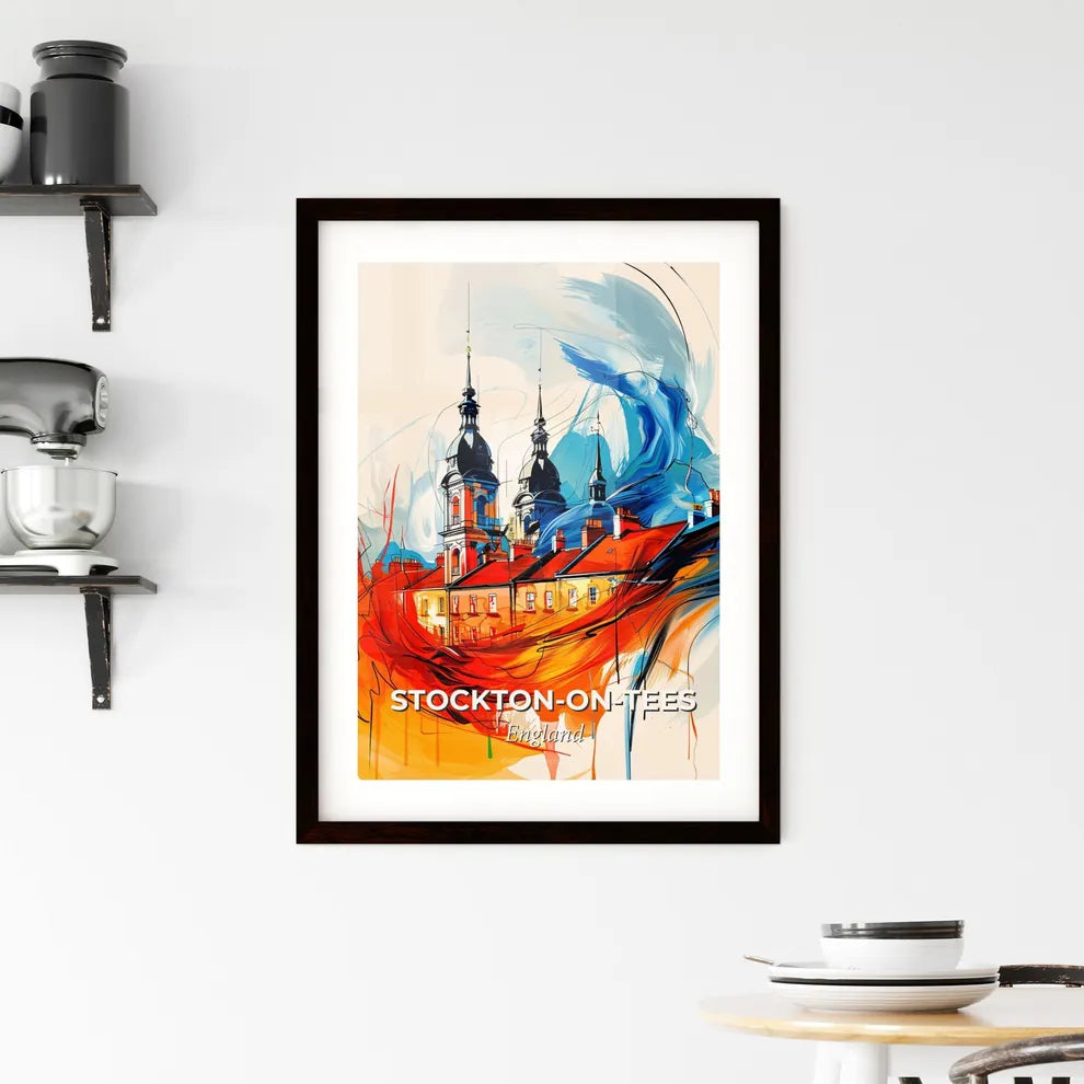 Vibrant Stockto Framed Print