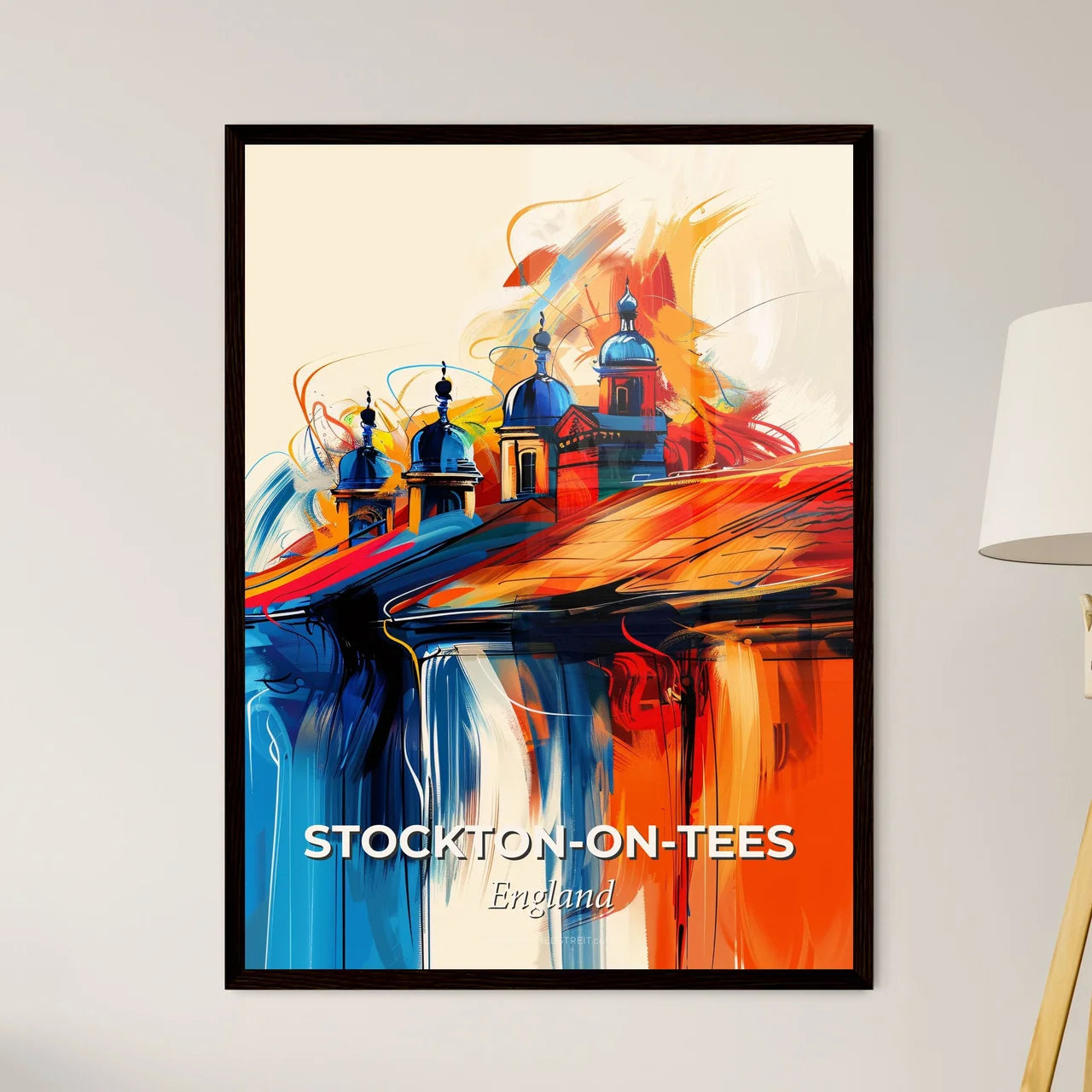 Vibrant Stockto Art Print