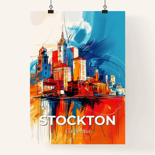 Vibrant Stockton, California Poster