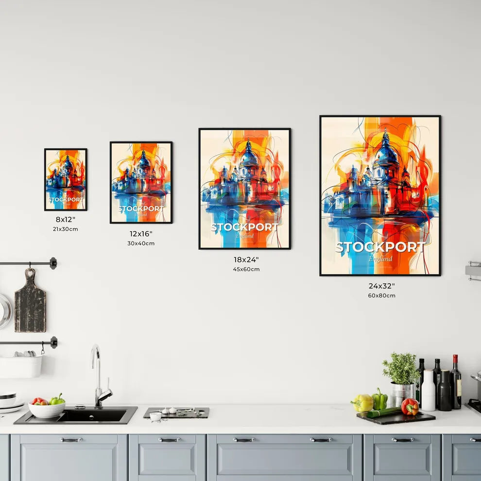 Vibrant Stockport, England Kitchen Art