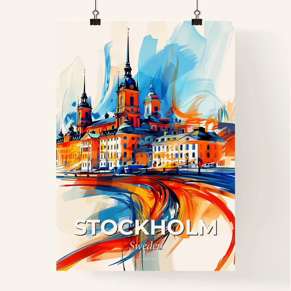 Vibrant Stockholm, Sweden Poster