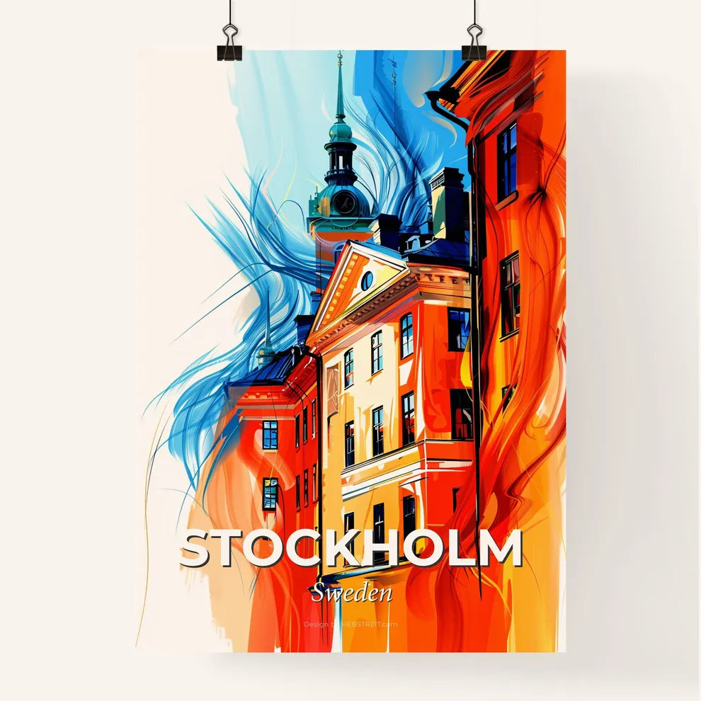 Vibrant Stockholm, Sweden Poster