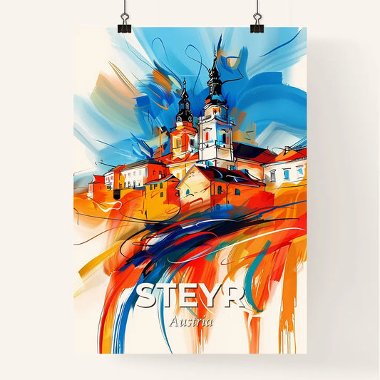 Vibrant Steyr, Austria Poster