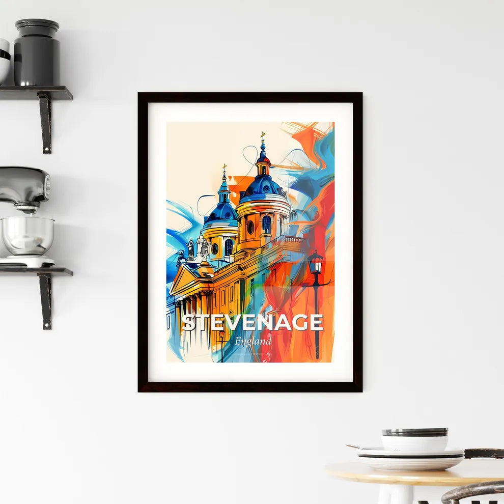 Vibrant Stevenage, England Framed Print