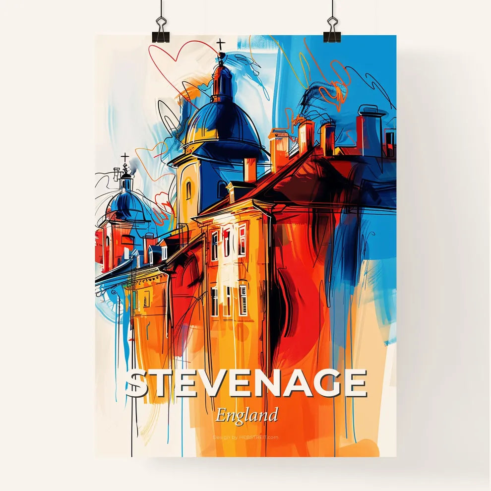 Vibrant Stevenage, England Poster