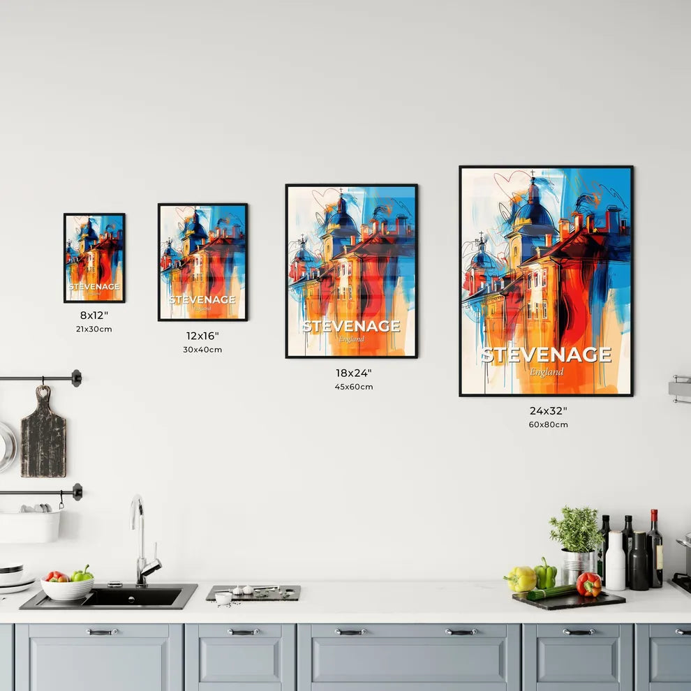 Vibrant Stevenage, England Kitchen Art