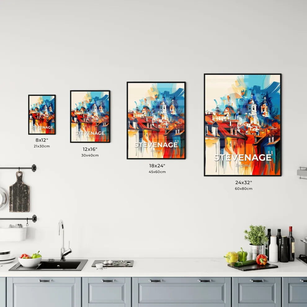 Vibrant Stevenage, England Kitchen Art