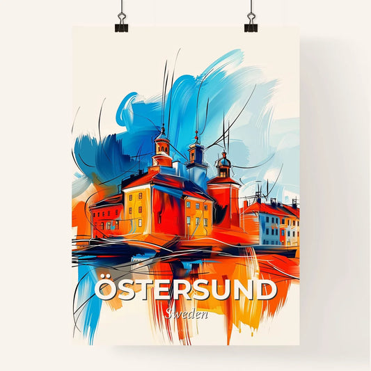 Vibrant Östersund, Sweden Poster