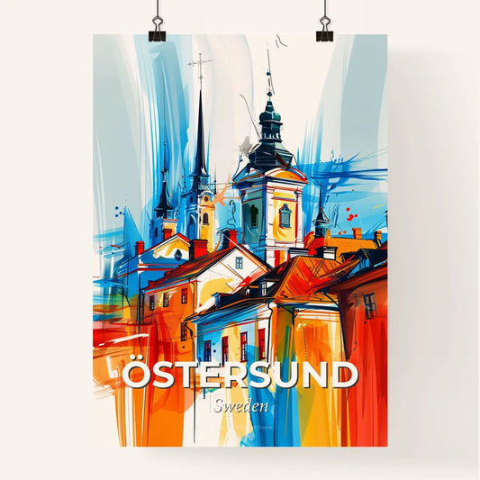 Vibrant Östersund, Sweden Poster