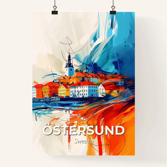 Vibrant Östersund, Sweden Poster