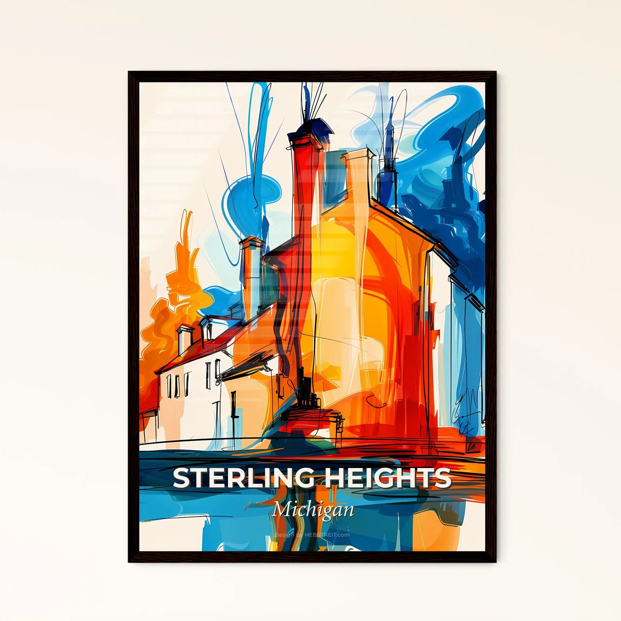 Vibrant Sterling Heights, Michigan Art Print