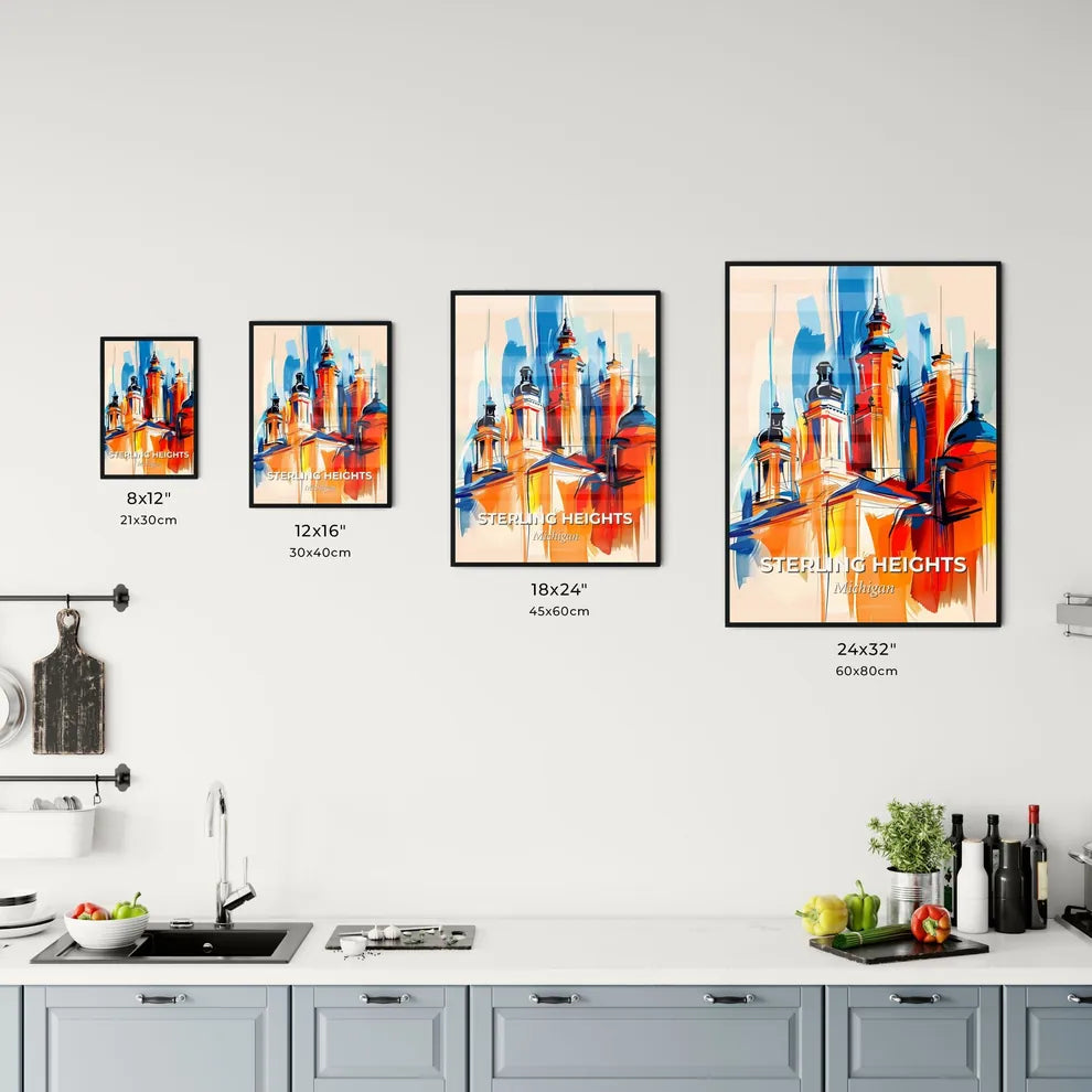 Vibrant Sterling Heights, Michigan Kitchen Art