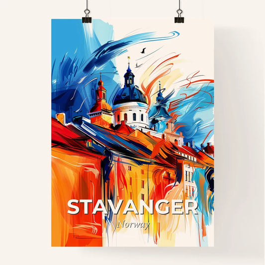 Vibrant Stavanger, Norway Poster