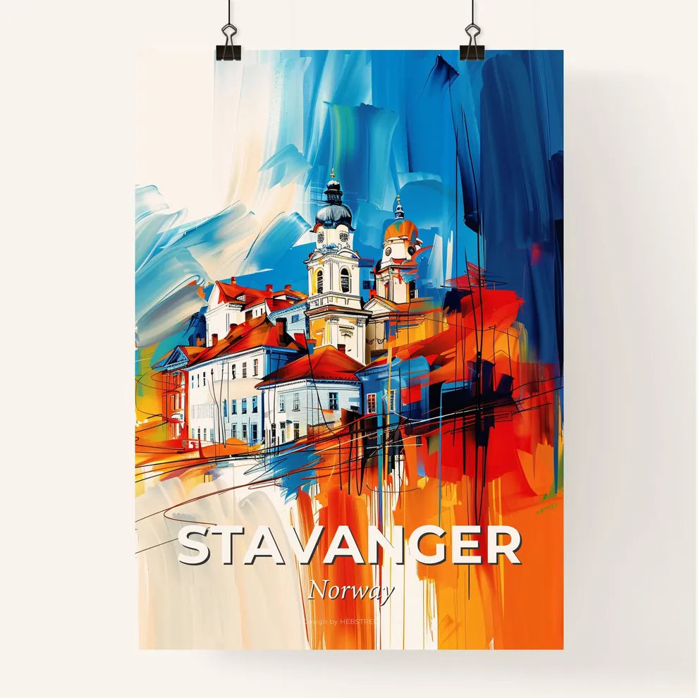 Vibrant Stavanger, Norway Poster
