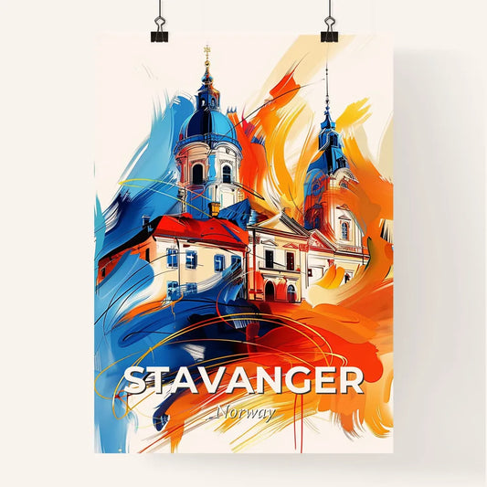Vibrant Stavanger, Norway Poster