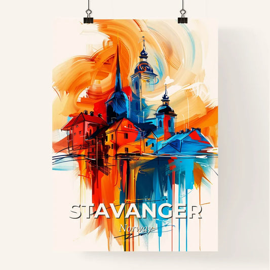 Vibrant Stavanger, Norway Poster
