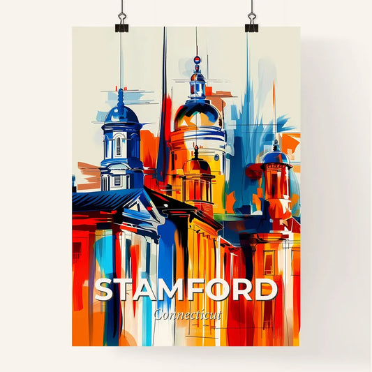 Vibrant Stamford, Connecticut Poster