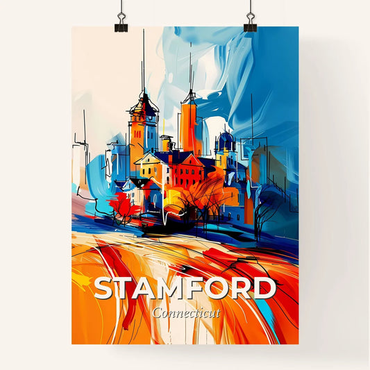 Vibrant Stamford, Connecticut Poster
