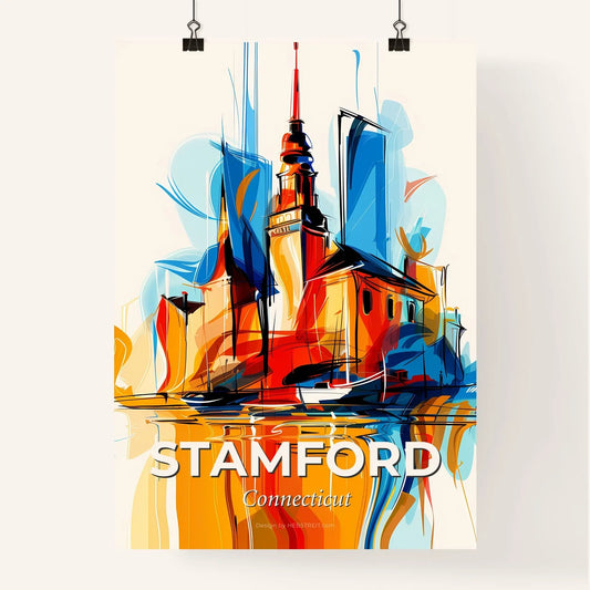 Vibrant Stamford, Connecticut Poster
