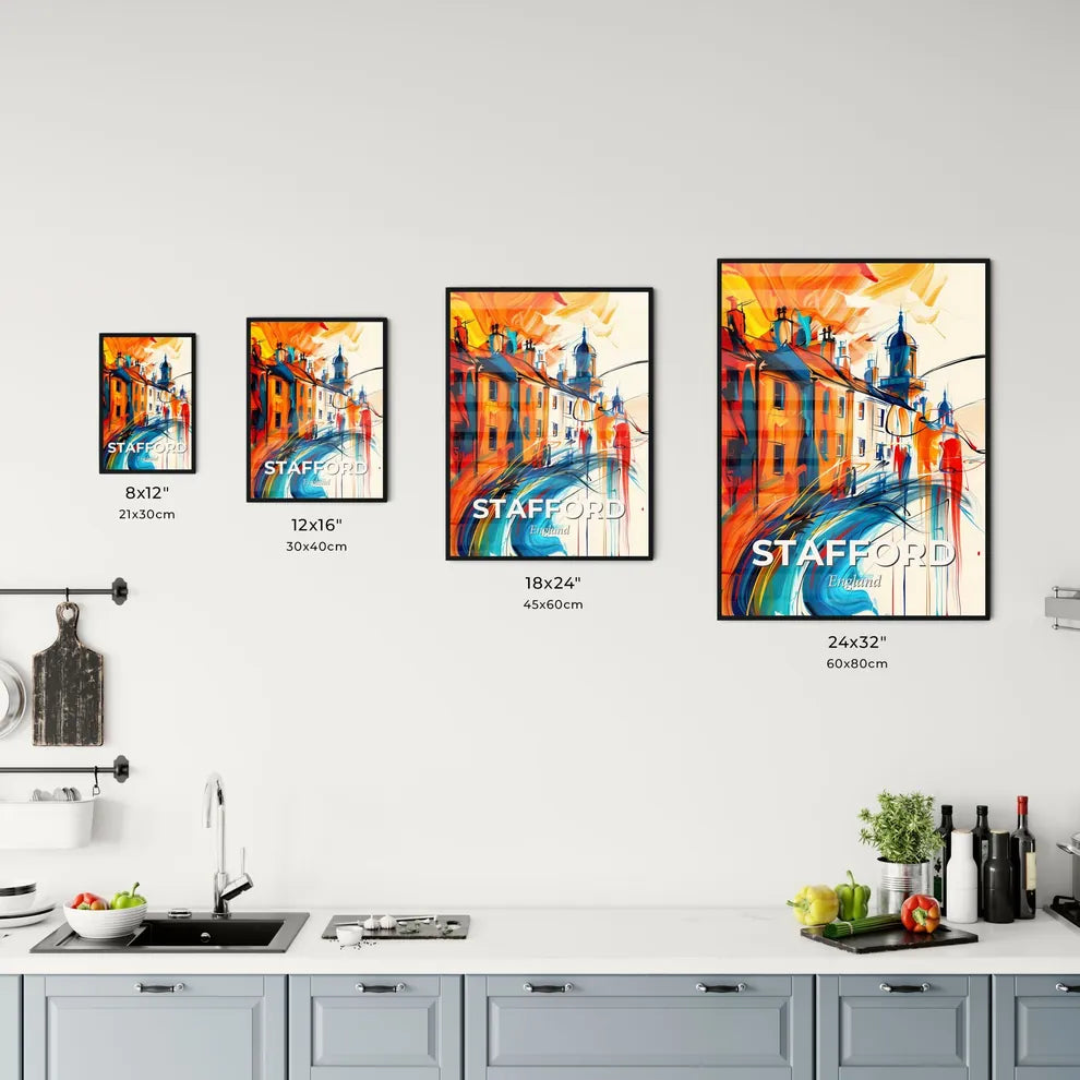 Vibrant Stafford, England Kitchen Art